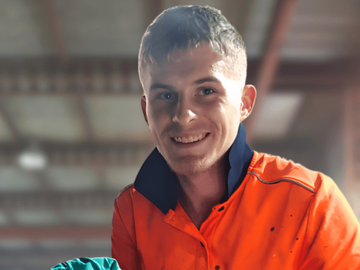 Mechanic in workwear.